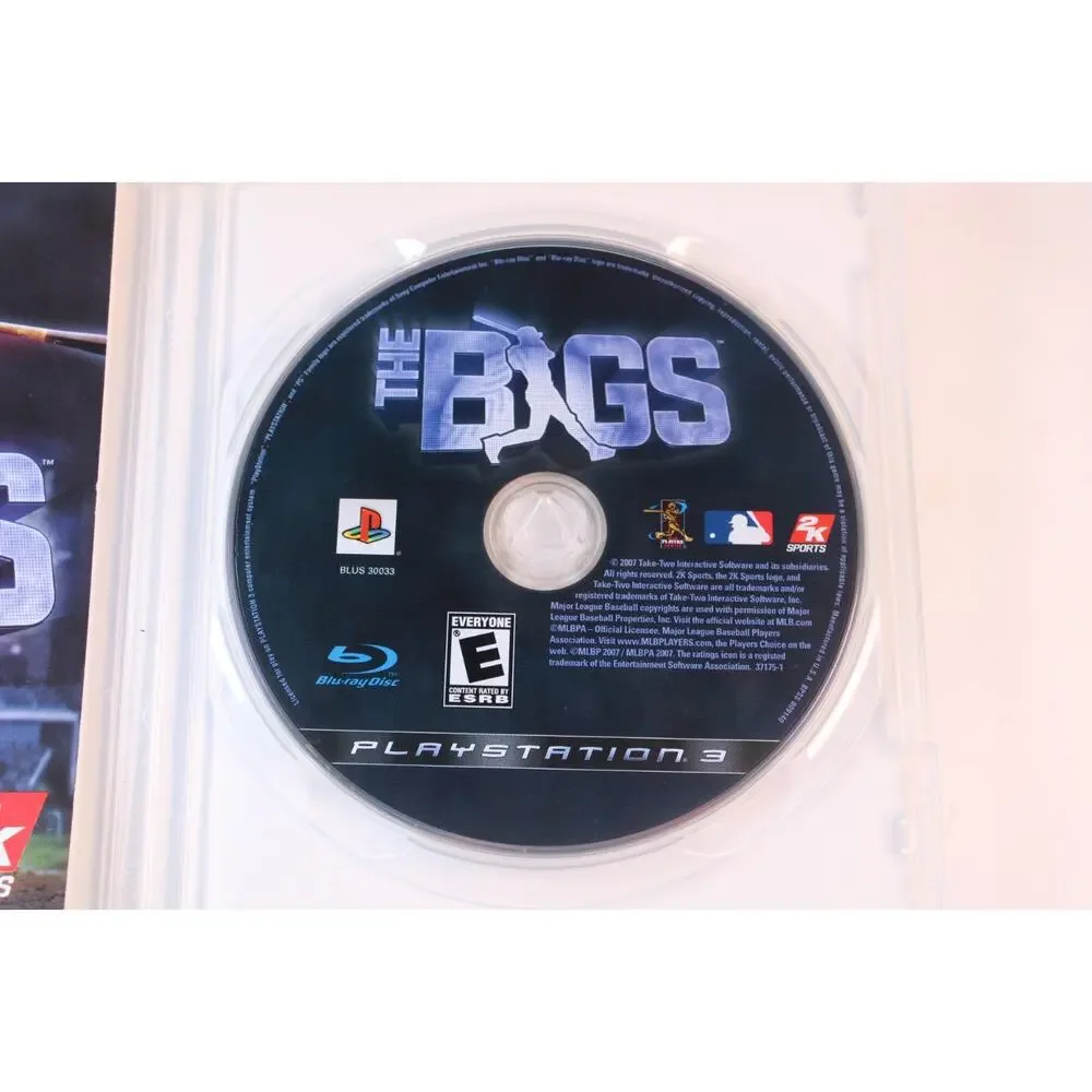 The Bigs (Sony Playstation 3, PS3) Authentic, Complete, Tested/works